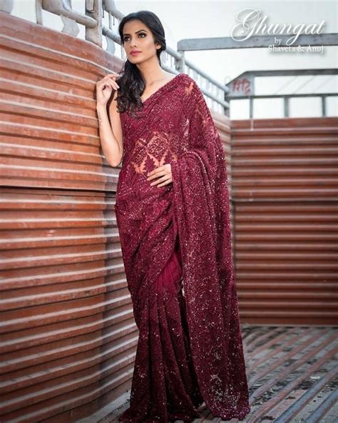 Check Out These 9 Designer Sarees for Engagement day That Are Going to ...