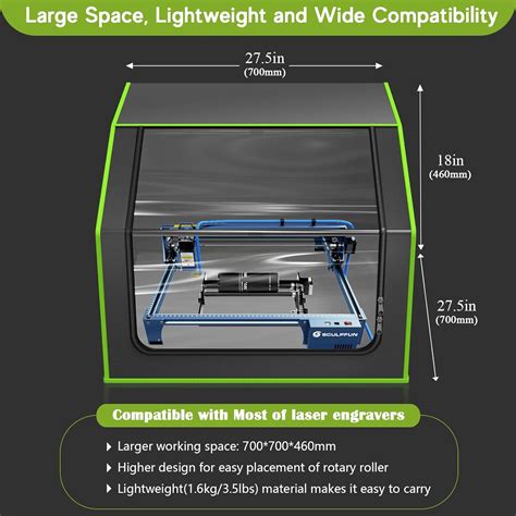 Buy SCULPFUN S9 Laser Engraver with Laser Engraver Enclosure, 90W ...