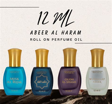 12ML Abeer Al Haram Roll-On Attar – Long-Lasting Arabic Fragrance ...