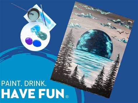 Blue Moon Rising Paint and Sip Event, Pinot's Palette Short North ...