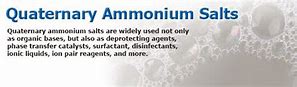 Image result for quaternary ammonium salt