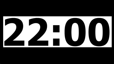 22 Minute Countdown Timer with Alarm - YouTube