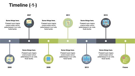 Free Apple Keynote Timeline Template | Just Free Slide