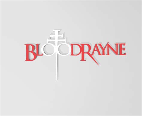 STL file BLOODRAYNE LOGO・3D printer design to download・Cults