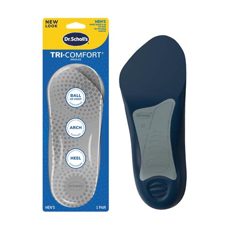 Dr. Scholl’s Tri-Comfort Shoe Insoles, Foam Cushioning with FlexiSpring ...