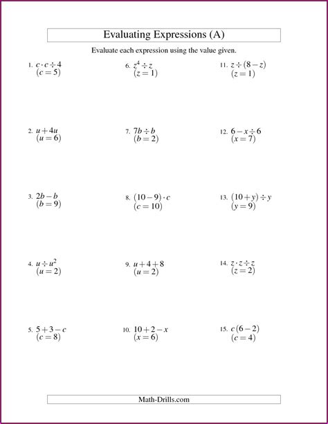Solving One Step Equations Worksheet 的图像结果