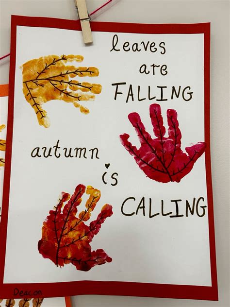 Fall preschool craft | Preschool crafts fall, Toddler art projects ...