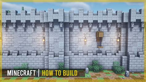Image result for Minecraft Small Castle Wall Tutorial