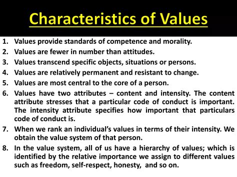 Values - Organisational Behaviour | PPTX - importance of values in organisational behaviour