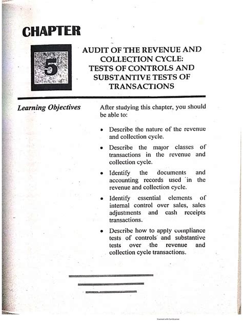 Image result for Audit Objective of Revenue Cycle Control and Test Control.pdf