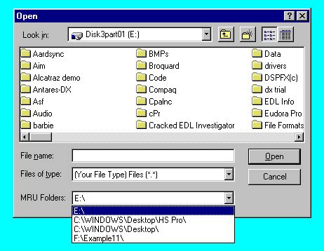 MFC Project Examples 的图像结果