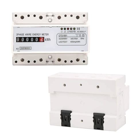 DIN?Rail Electric Meter, Accurately Measure Durable Electronic KWh ...