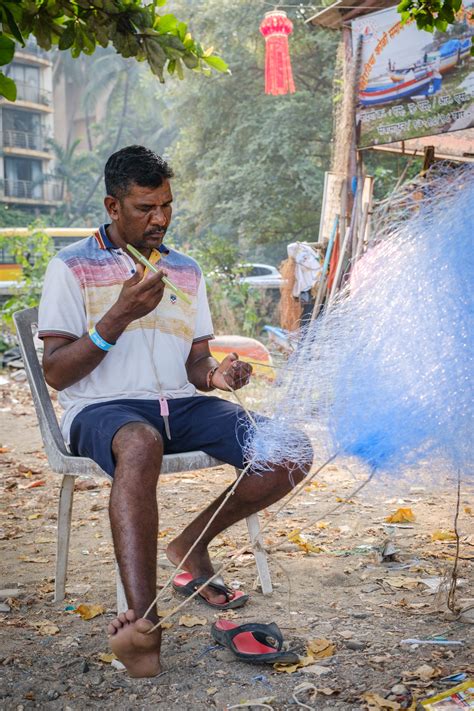 Stitch in Time: The Skill of Fish Net Repair by Kolis | Stitch in Time ...