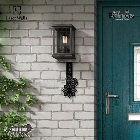 vertical Name board, Name plate, metal name plate, house signages ...