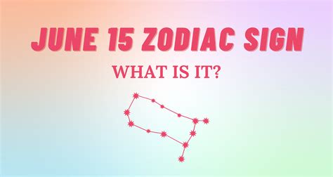 June 15 Zodiac Sign Explained | So Syncd