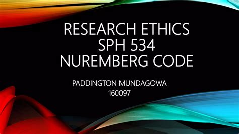 Image result for Code Nuremberg Explication