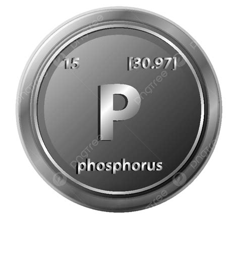 Phosphorus A Chemical Element With Its Symbol Atomic Number And Atomic ...
