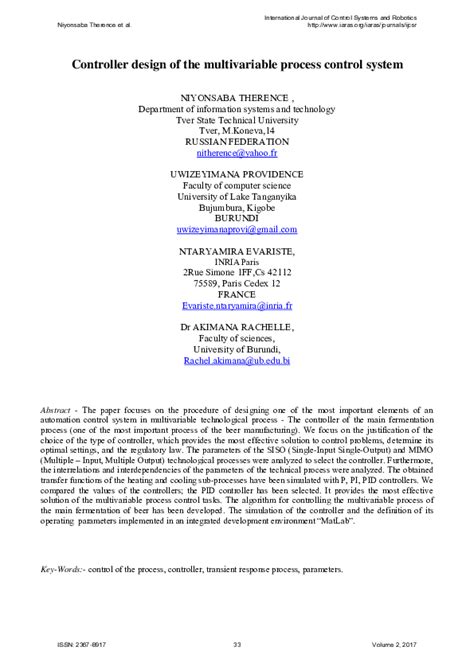 Image result for Multivariable Process Control