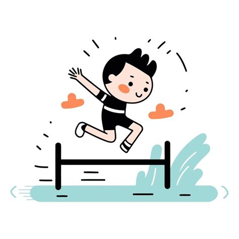 Jump Over Cartoon 的图像结果