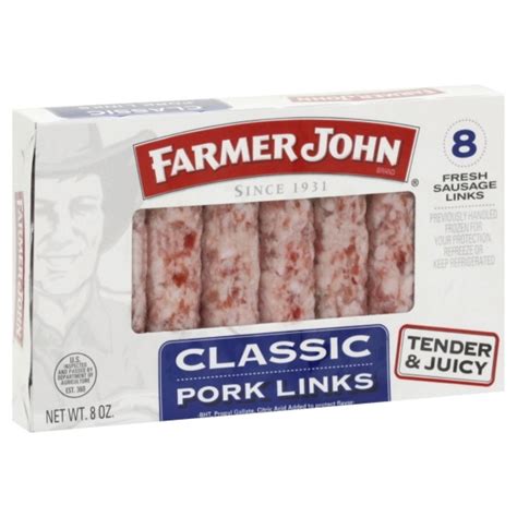 Farmer John Pork Sausage Links, Classic-Main