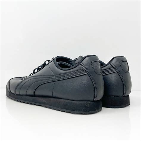 Puma Mens Roma Basic 354259 12 Black Casual Shoes Sneakers Size 5 | eBay