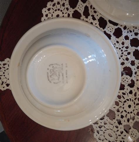 Vintage Sterling Vitrified China Floral Bowls East Liverpool, Ohio, USA ...