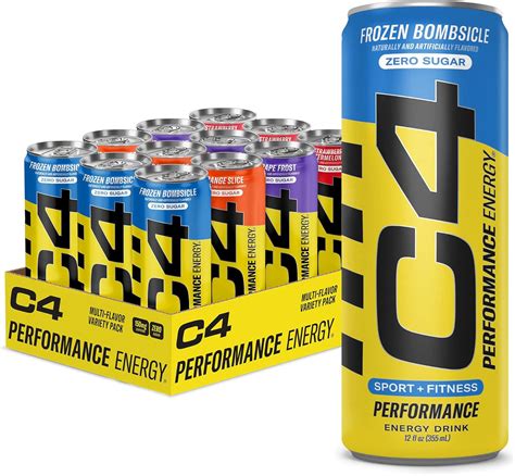 Amazon.com: Cellucor C4 Performance Energy Drink Official Variety Pack ...