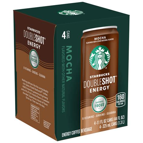 Starbucks Doubleshot Coffee Beverage, Energy, Mocha-Hero