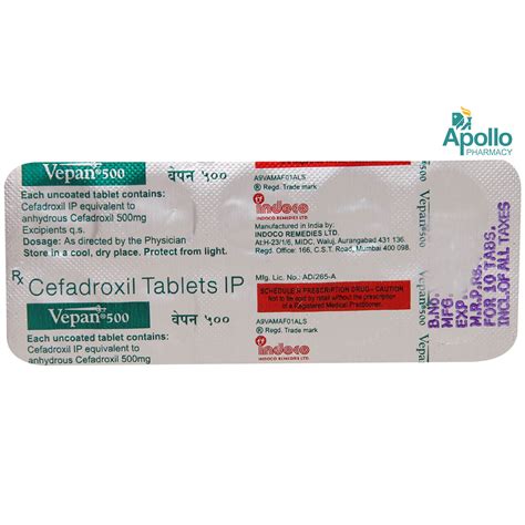 Vepan 500 Tablet 10's Price, Uses, Side Effects, Composition - Apollo ...