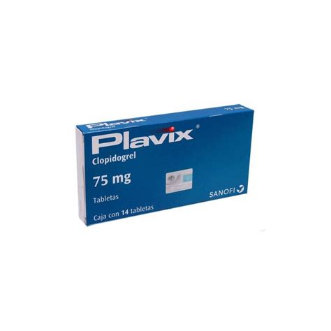 Plavix 75 mg Caja Con 14 Tabletas