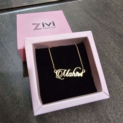 Customize Butterfly Single Name Necklace – Zivi Fashion