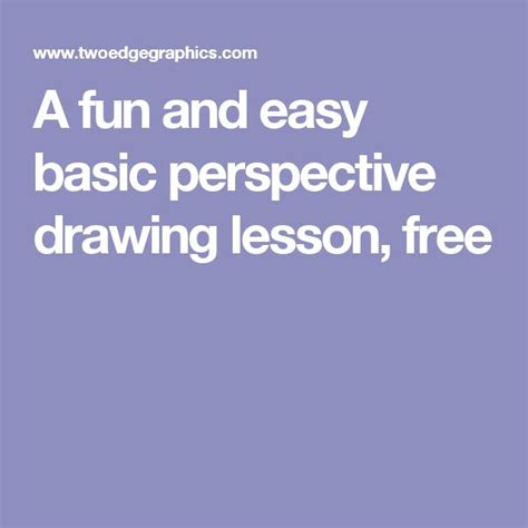 Image result for Easy Perspective Drawing Lessons