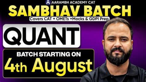 Comprehensive Quant Package for CAT 2025 by Raman Sir