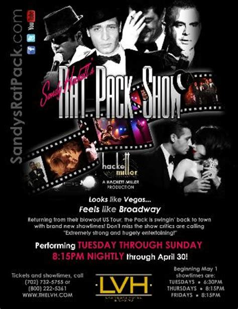 Sandy Hackett's Rat Pack Show (Las Vegas) - 2021 What to Know Before ...