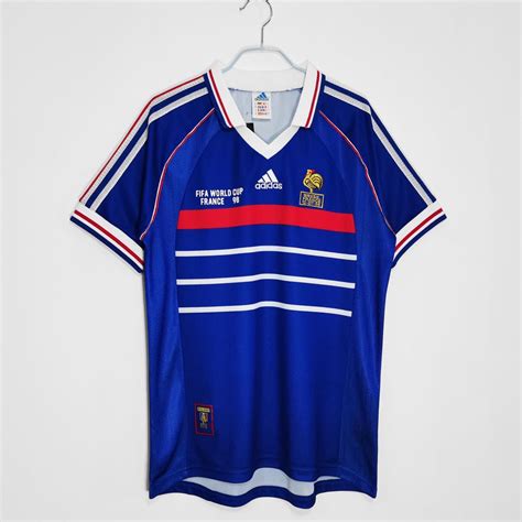 France 1998 World Cup Home Jersey Half Sleeves | Retro Version – Club Drip