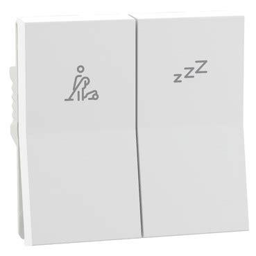 UNSDNDMMRSW2M_WE - Switch, Unica Pure, electromechanical, DND & MMR ...