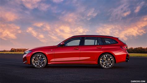 BMW 3 Series Touring | 2025MY (Color: Fire Red) | Side