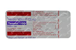 Tenolol 100 MG | Order Tenolol 100 MG Tablet Online at Truemeds