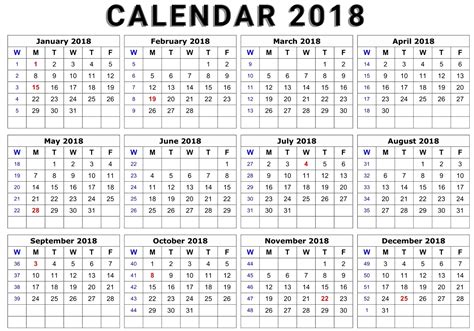 2018 Calendar PNG Transparent Images | PNG All