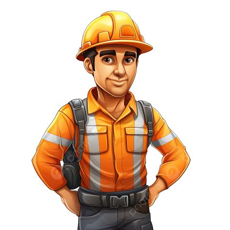 Industrial Construction Worker Labor Character, Construction Worker ...
