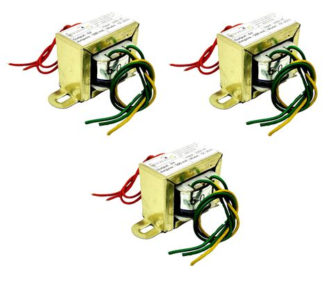 INVENTO 3Pcs 6V 0.5A 500mA 6-0-6 Transformer Copper Winding 220V AC to ...