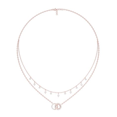 Double Layered Infinity Diamond Necklace – Limelight Diamonds