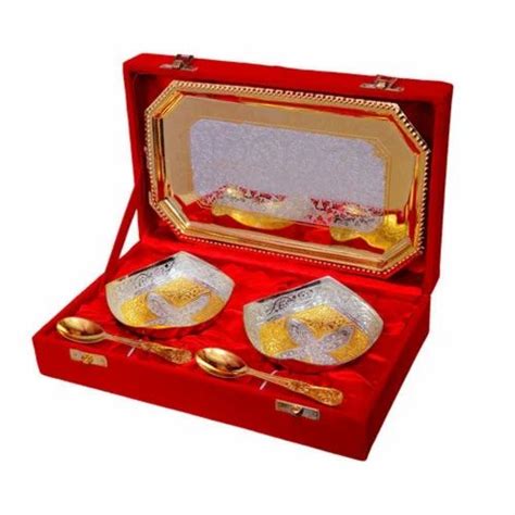 Decorative Brass Handicrafts - Navratri Brass Gift Product with Red ...