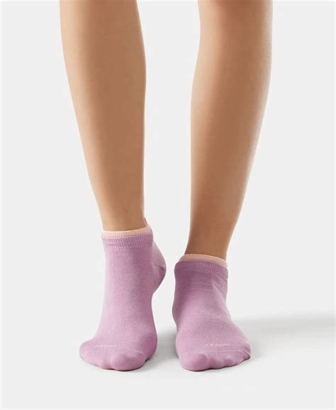 Buy Compact Cotton Stretch Solid Low Show Socks with StayFresh ...
