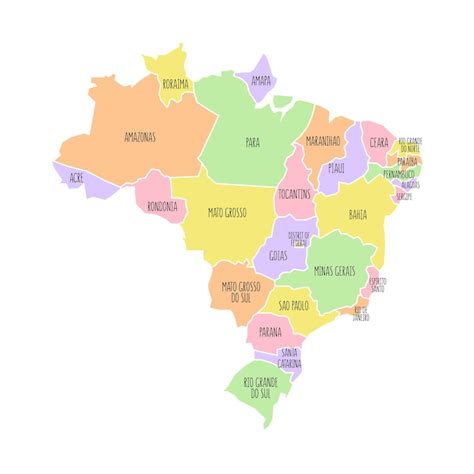 Brazil Map Detailed 的图像结果