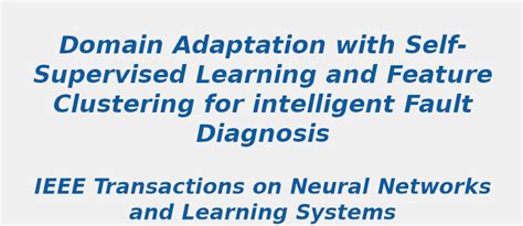 Hottest Research Topic in Domain Adaptation With Self-Supervised ...