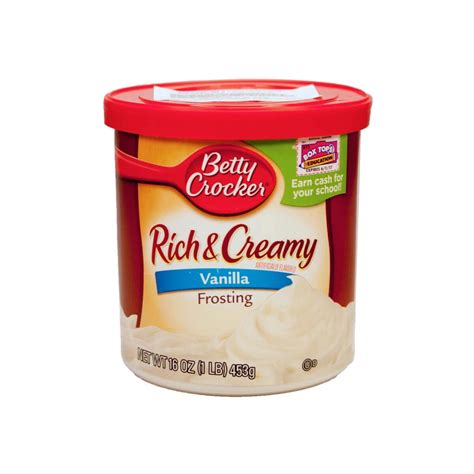 Betty Crocker Rich & Creamy Frosting Vanilla Zuckerguss, Kuchenglasur ...
