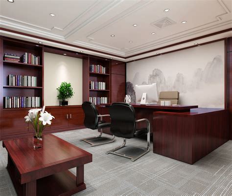 150万元办公空间2000平米装修案例_效果图 - 办公室 - 设计本