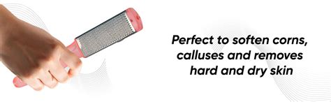 Vega Pedicure Foot File–Dual-Sided Foot Scrubber for Dead Skin, Rough ...