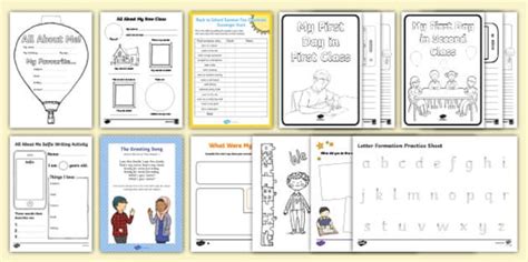 First Day Of School Templates - Twinkl